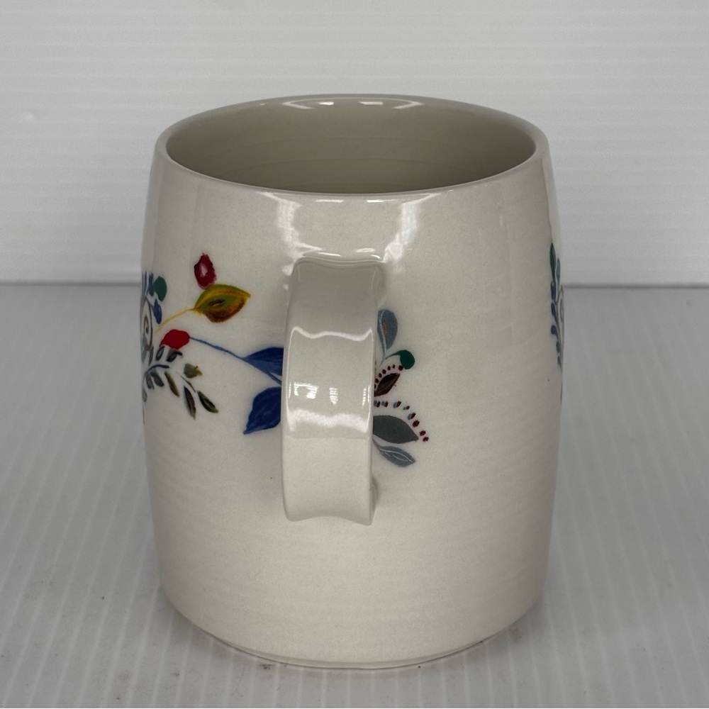 Starla Halfmann Anthropologie Floral Letter ‘J’ Mug Coffee Initial Monogram - Picture 2 of 8